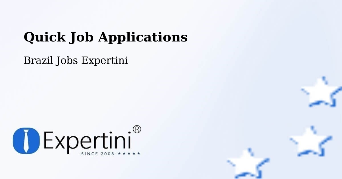 Quick Apply Feature – Araçagi - Brazil Jobs Expertini